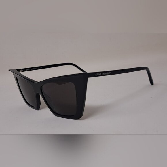 Saint Laurent Women's Sunglasses Black Cateye SL 372 001 54mm 54-16-145 - Picture 11 of 15